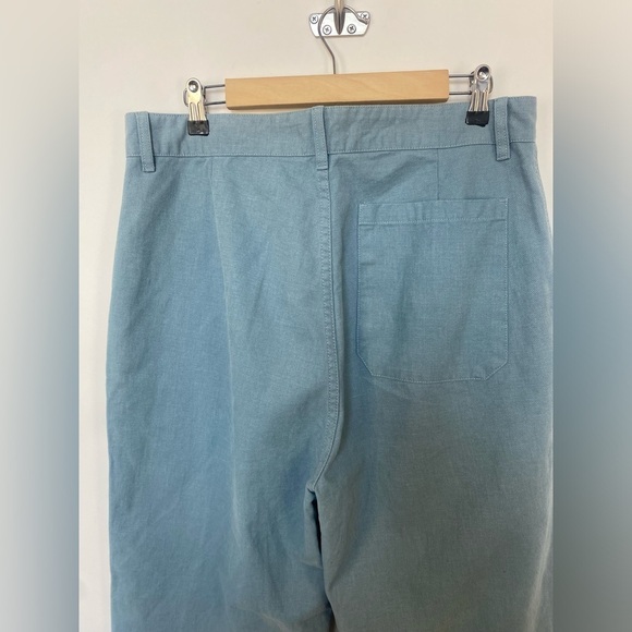 Flannel Australia Size 3 Blue Button Fly Pant - Picture 9 of 15